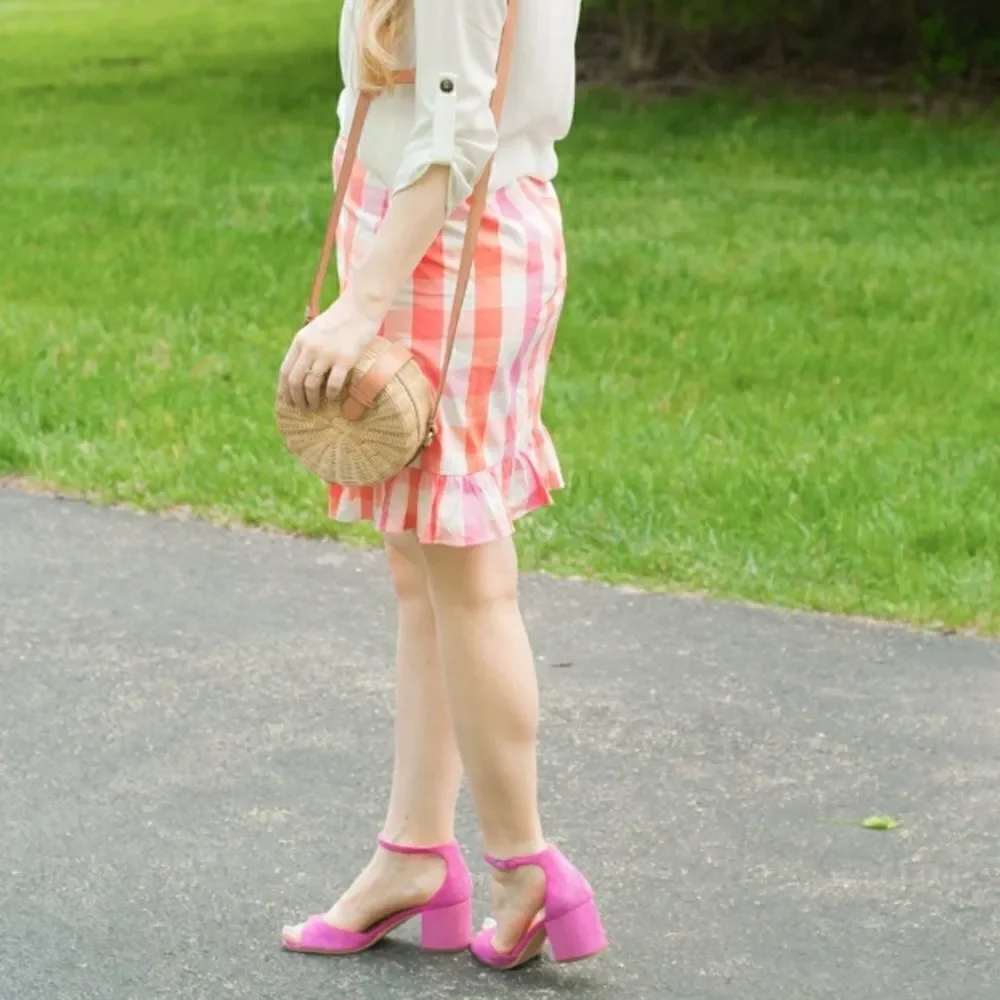 J.Crew ruffle mini skirt